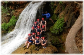 Kloofing along the Blyde River Hoedspruit